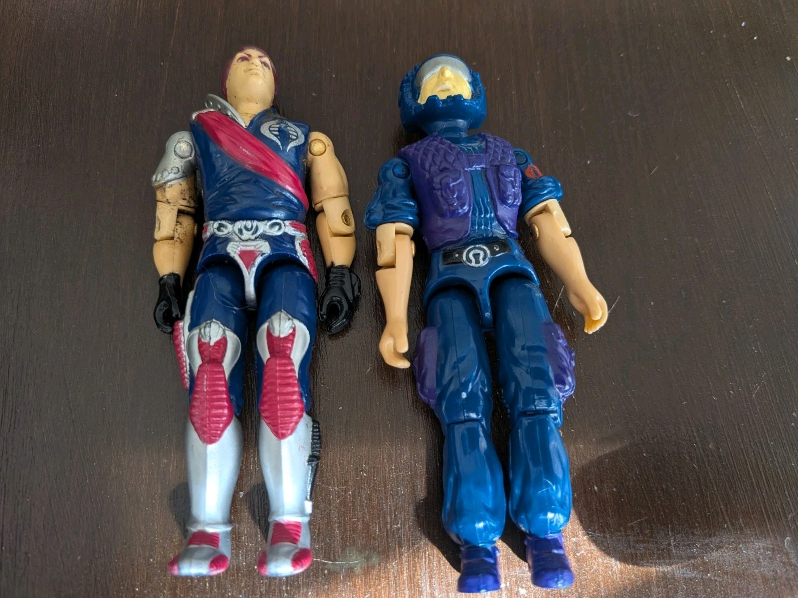 Lot Of 2: Vintage GI Joe ARAH Figure Hasbro 1985 Tomax Tele Vipers 3.75\