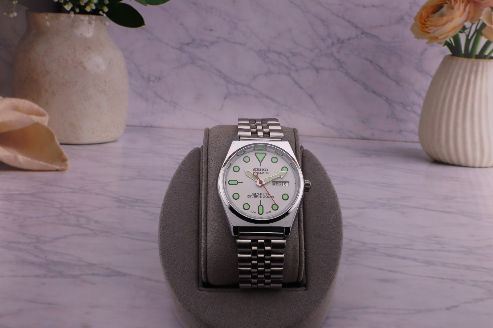 Vintage Seiko 5 Automatic 6309A 17 Jewels D/D Japan made Man\'s Wrist Watch