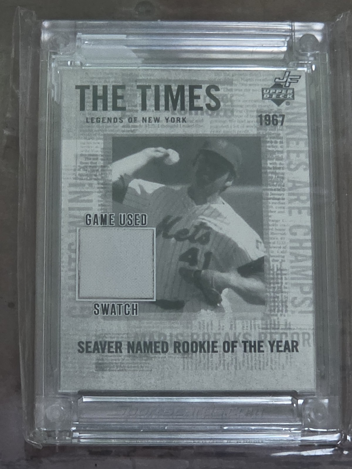 2024 Jersey Fusion #193 Tom Seaver Game Used Swatch Baseball Edition Collectible