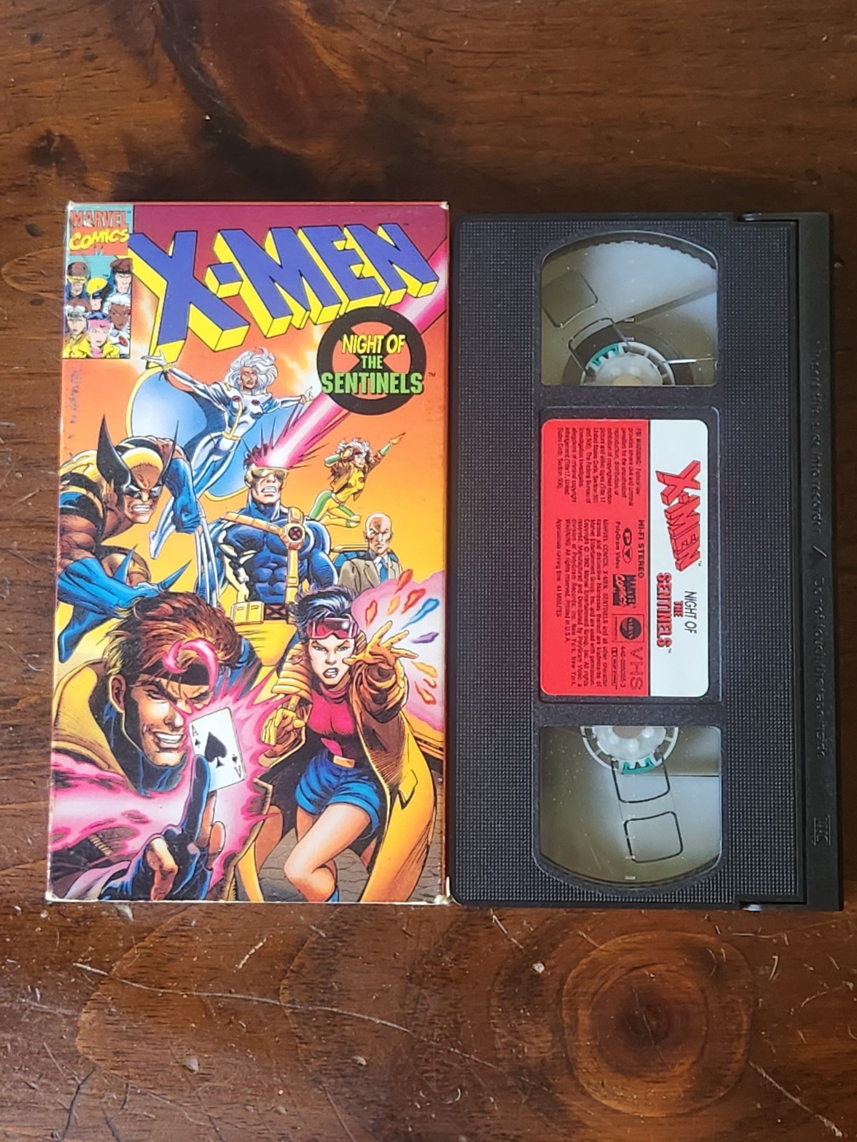 Vintage X-Men Night of the Sentinels VHS 1993 Marvel Animated Series Pilot Vol 1 Vintage X-Men Night of the Sentinels VHS 1993 Marvel Animated Series Pilot Vol 1