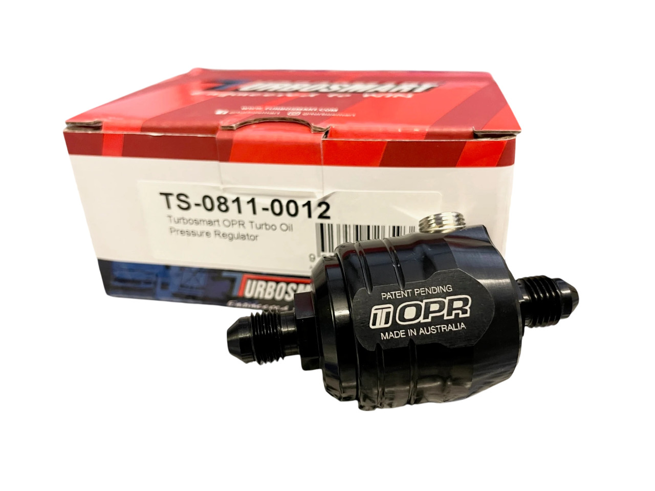 Turbosmart TS‑0811‑0012 OPR V2 Turbo Oil Pressure Regulator 4 AN Return‑Less Turbosmart TS‑0811‑0012 OPR V2 Turbo Oil Pressure Regulator 4 AN Return‑Less