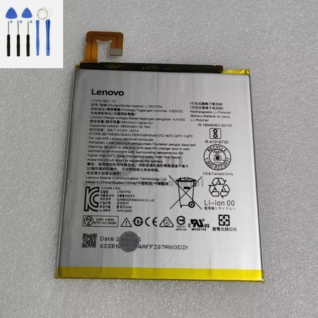 New L16D1P34 Replacement For Tab 4 8TB-8504F Tools *cc