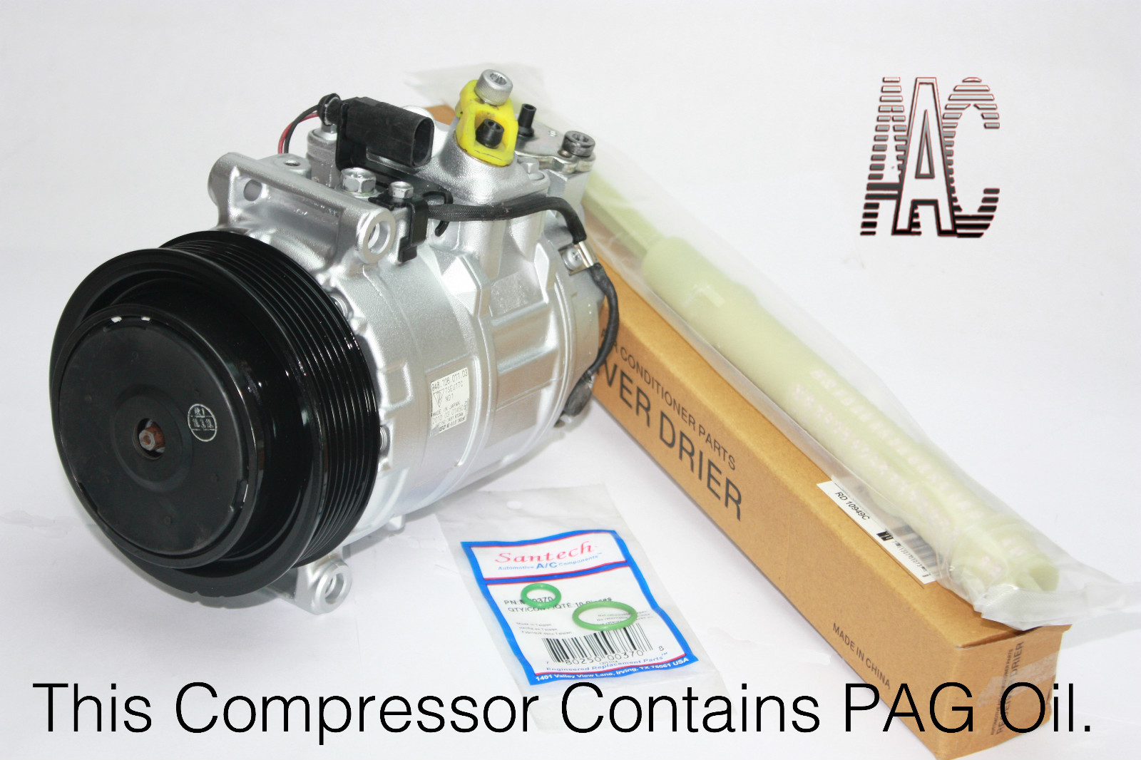 2003-2006 PORSCHE CAYENNE REMAN GENUINE OEM A/C COMPRESSOR KIT W/ YEAR WARRANTY.