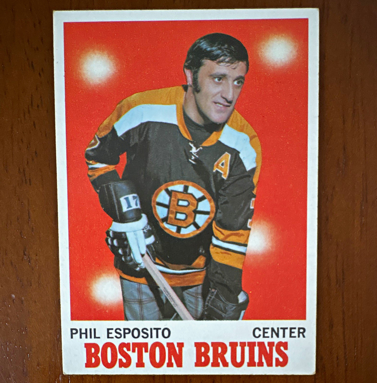 Topps 1970-71 Phil Esposito #11 Boston Bruins HOF EX Topps 1970-71 Phil Esposito #11 Boston Bruins HOF EX