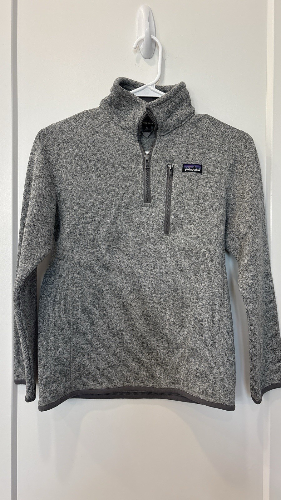 Patagonia Better Sweater Kids medium 8 Quarter Zip Fleece Pullover Jacket Patagonia Better Sweater Kids medium 8 Quarter Zip Fleece Pullover Jacket
