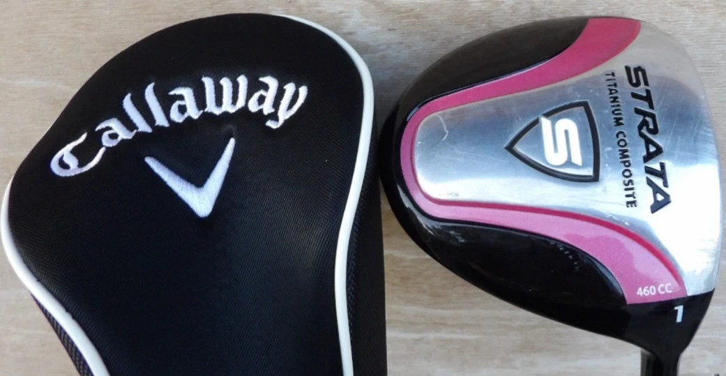 NEW LADIES STRATA DRIVER 10.5 LOFT WOMENS FLEX GRAPHITE PINK RIGHT HANDED + HC