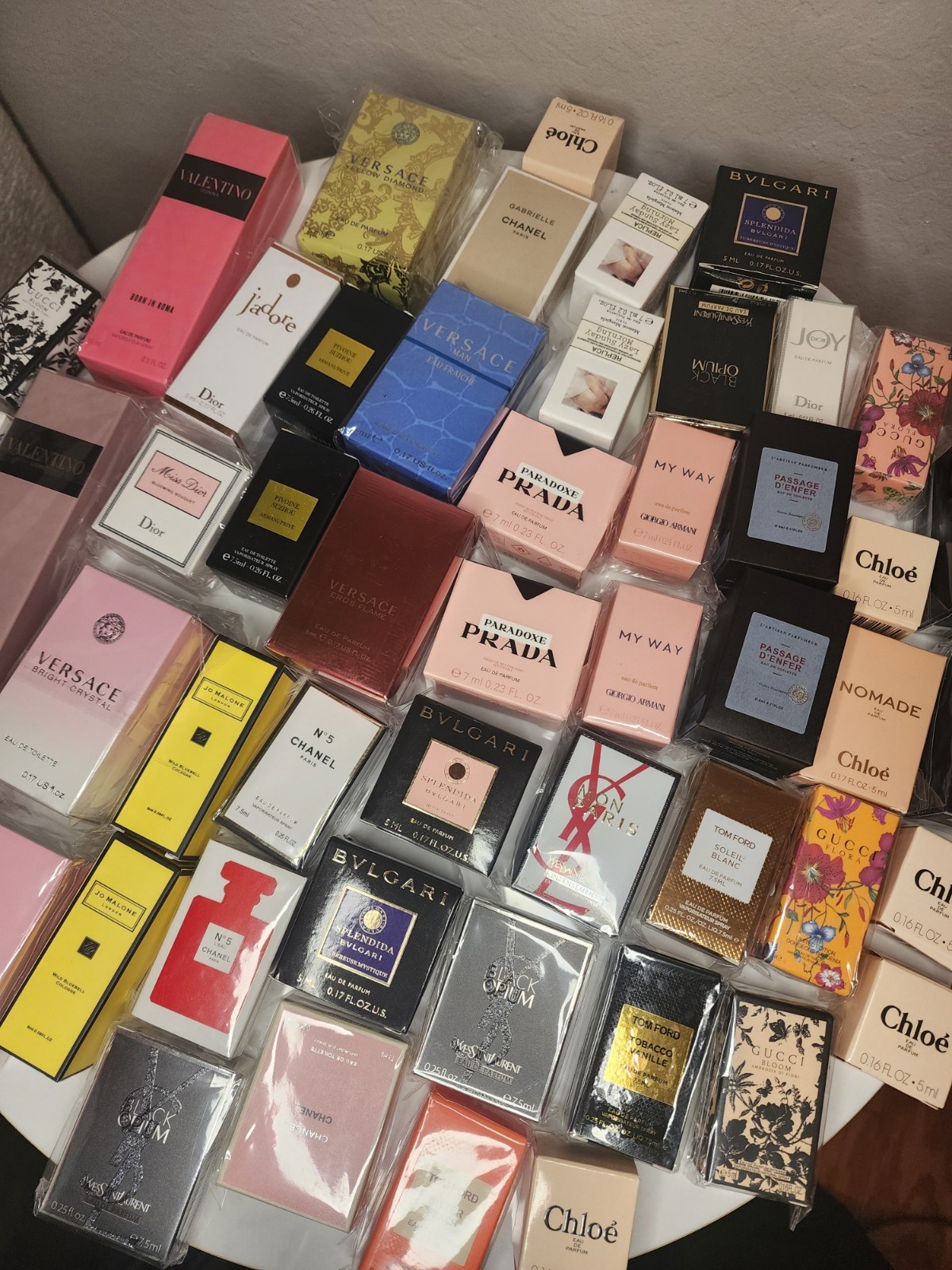 Lot of 24 Assorted Mini Perfume Travel Size  Brand New Sealed 