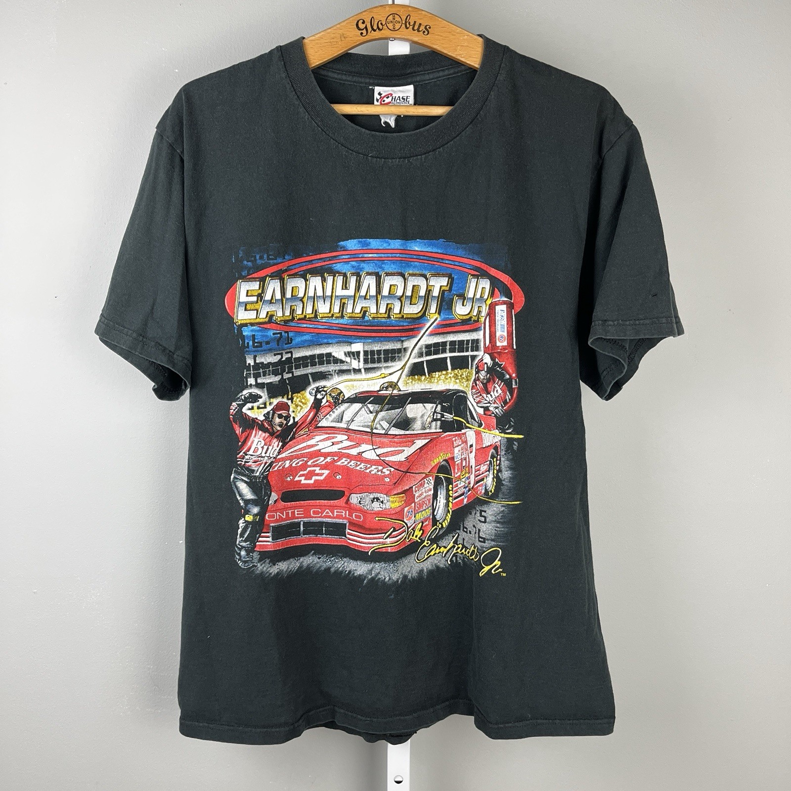 Dale Earnhardt Jr T-Shirt Chase Authentics Large? Allover Graphic Vintage Y2K Dale Earnhardt Jr T-Shirt Chase Authentics Large? Allover Graphic Vintage Y2K