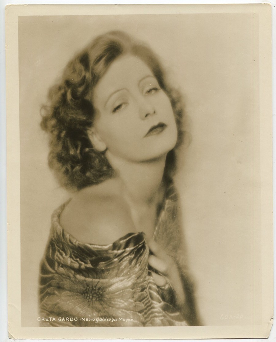 Greta Garbo 1928 Original Glamor Photo 8x10  Divine Woman MGM Young Portrait