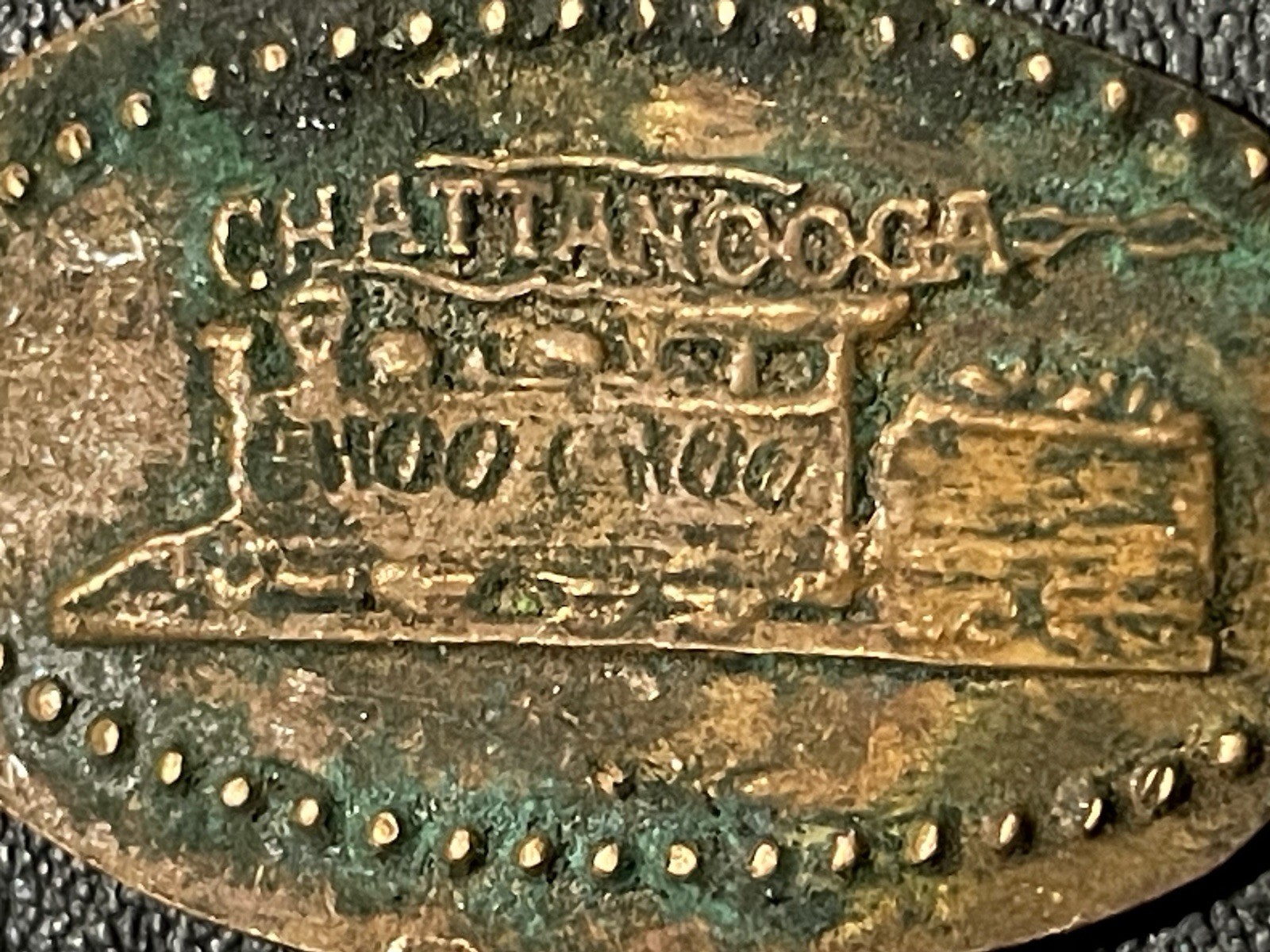 Chattanooga Choo Choo Cu Elongated Penny #021618 Chattanooga Choo Choo Cu Elongated Penny #021618