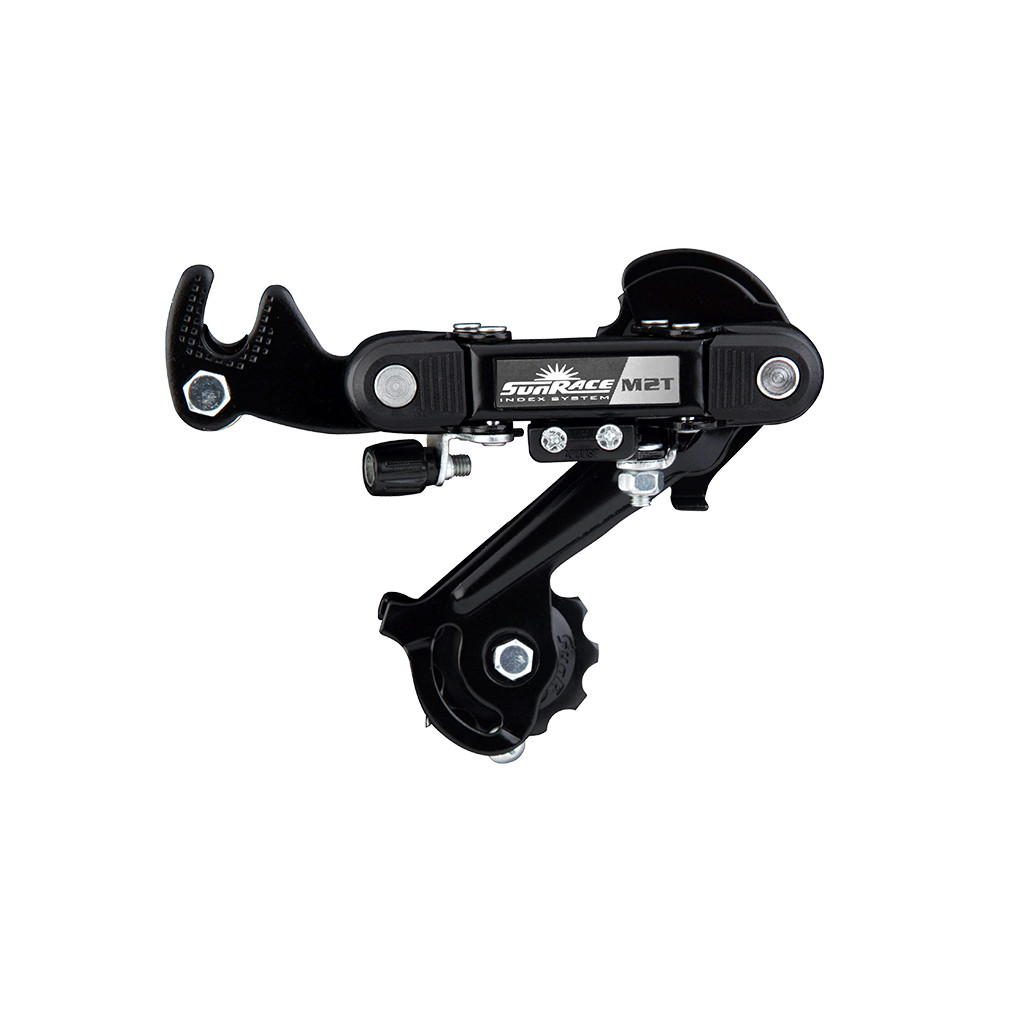 SUNRACE BRANDED BICYCLE BLACK REAR DERAILLEUR 6/7 SPEED LONG BACK DIRECT.