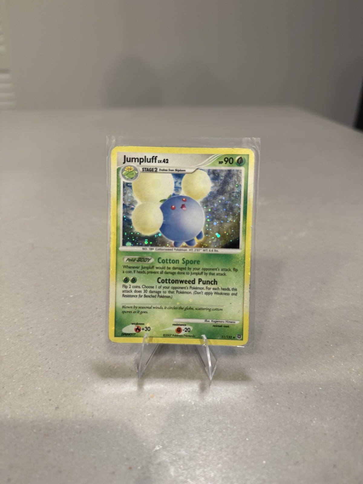 2007 POKEMON SECRET WONDERS JUMPLUFF 11/132 HOLOBLEED HOLO 2007 POKEMON SECRET WONDERS JUMPLUFF 11/132 HOLOBLEED HOLO