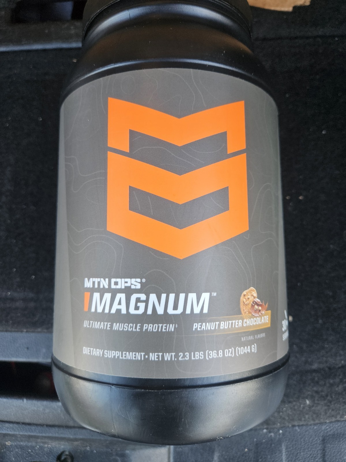 MTN OPS Magnum Protein Powder Peanut Butter Chocolate 2.3 lb Best By 11/2026