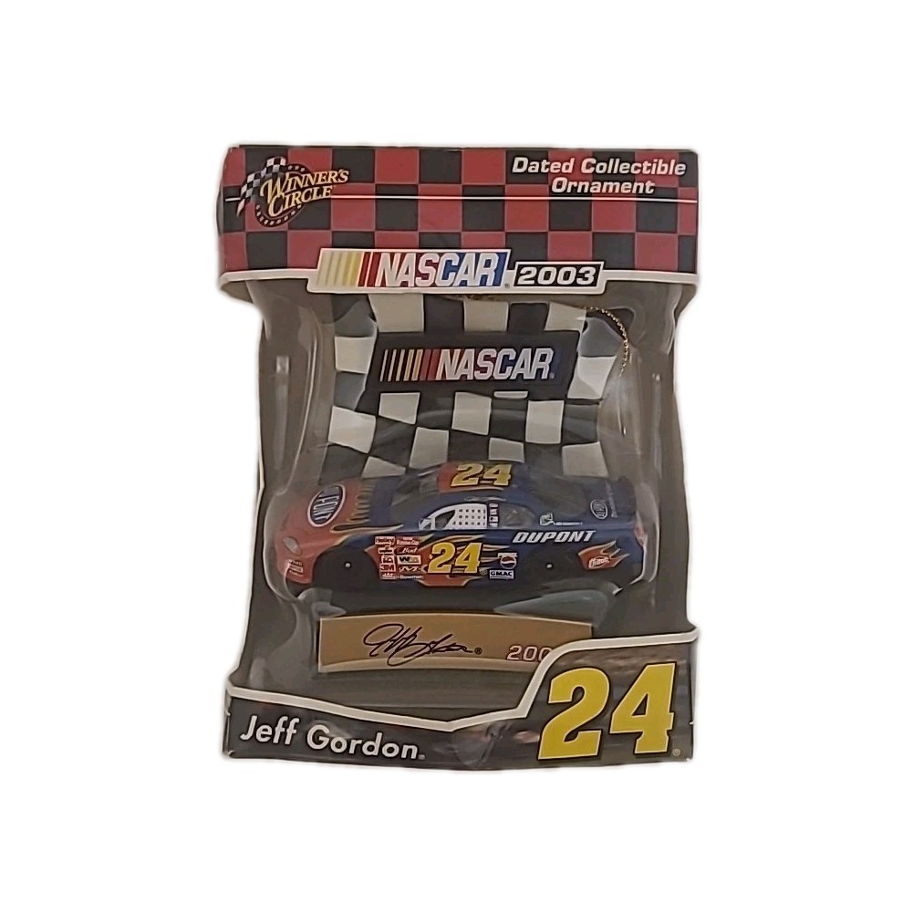 Jeff Gordon #24 2003 Dated Collectible Ornament Winner\'s Circle New Jeff Gordon #24 2003 Dated Collectible Ornament Winner\'s Circle New