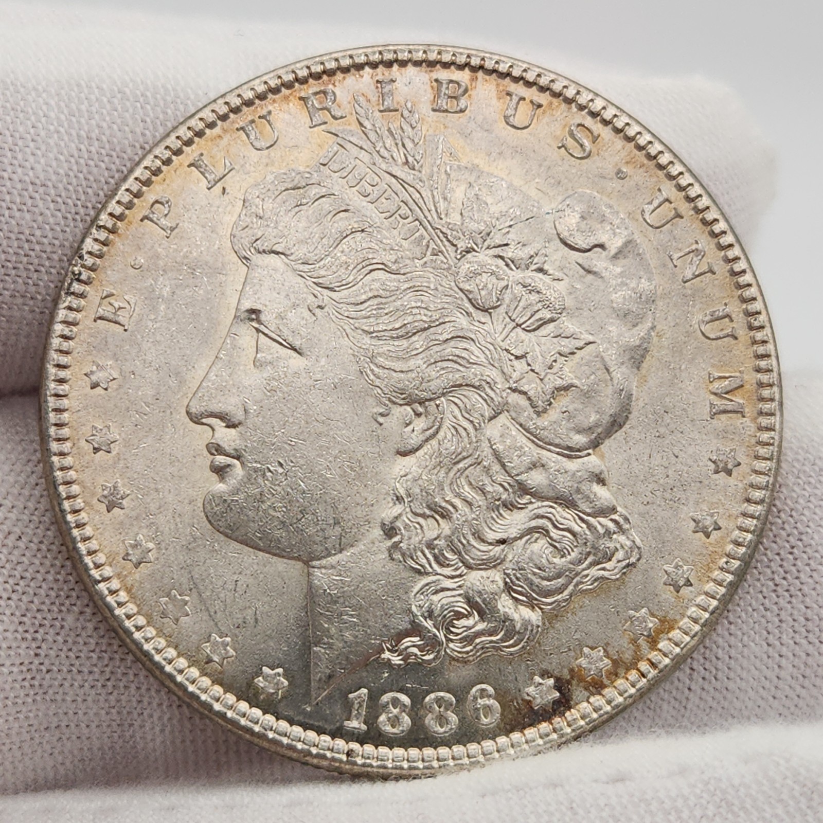 1886 P Morgan Silver Dollar $1 AU Almost Unc Philadelphia Mint US Coin Mrg86ceZ 1886 P Morgan Silver Dollar $1 AU Almost Unc Philadelphia Mint US Coin Mrg86ceZ