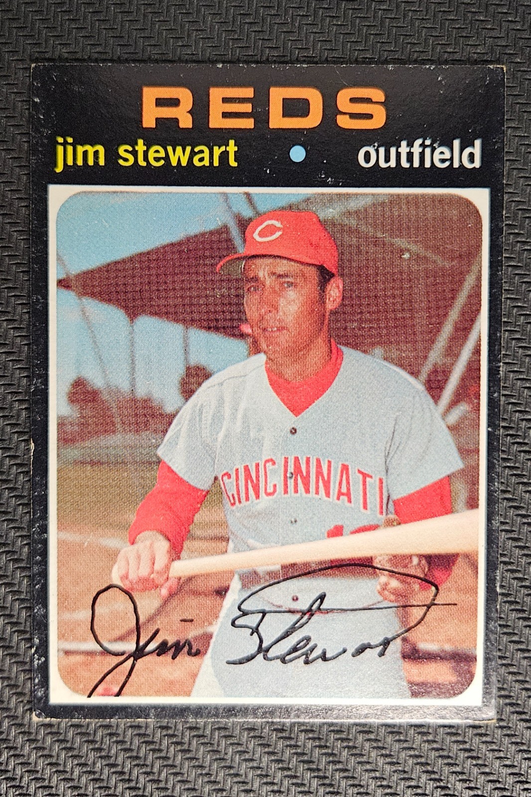 1971 Topps Jim Stewart #644 SP High Number Cincinnati Reds Vintage Baseball
