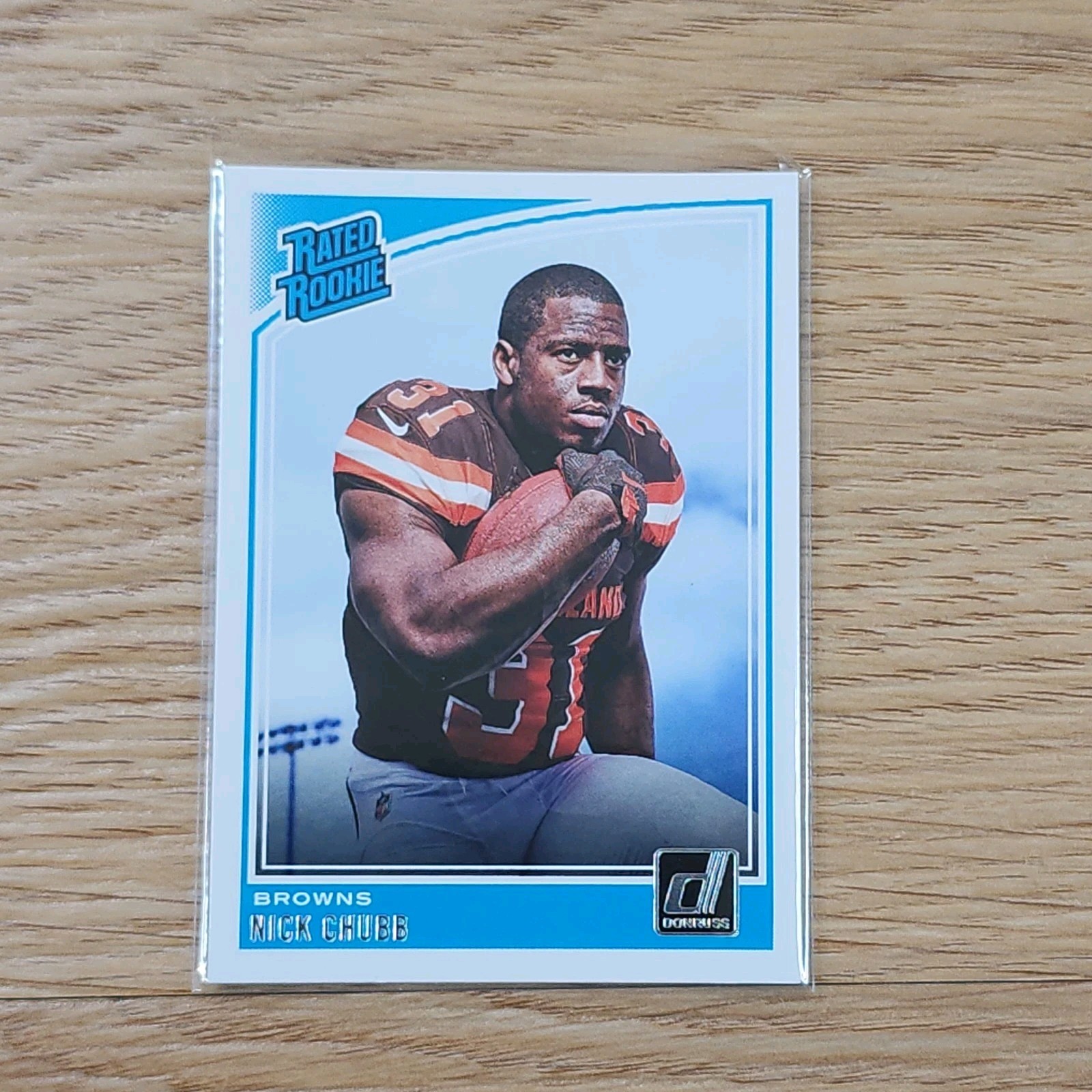 Nick Chubb 2018 Donruss Rookie Card #308 Cleveland Browns