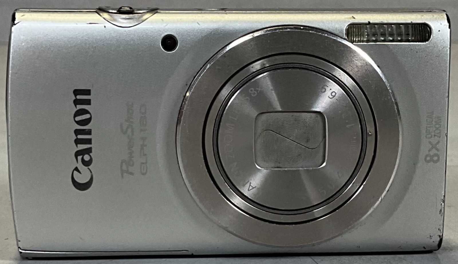 Canon PowerShot ELPH 180 Silver Digital Camera 20MP 8x Zoom
