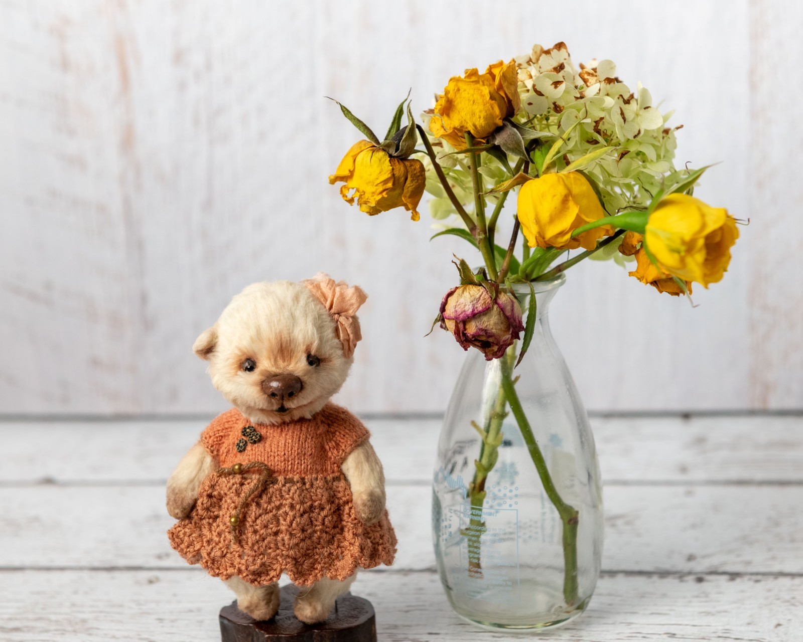 OOAK Artist Teddy Bear Tonya by Irina Shadrina Russian Artist 4.7\