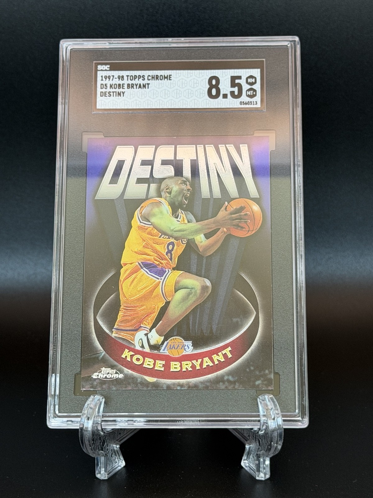 1997-98 Topps Chrome Destiny Kobe Bryant #D5 Lakers HOF 🏀🏀🏀 Rare 