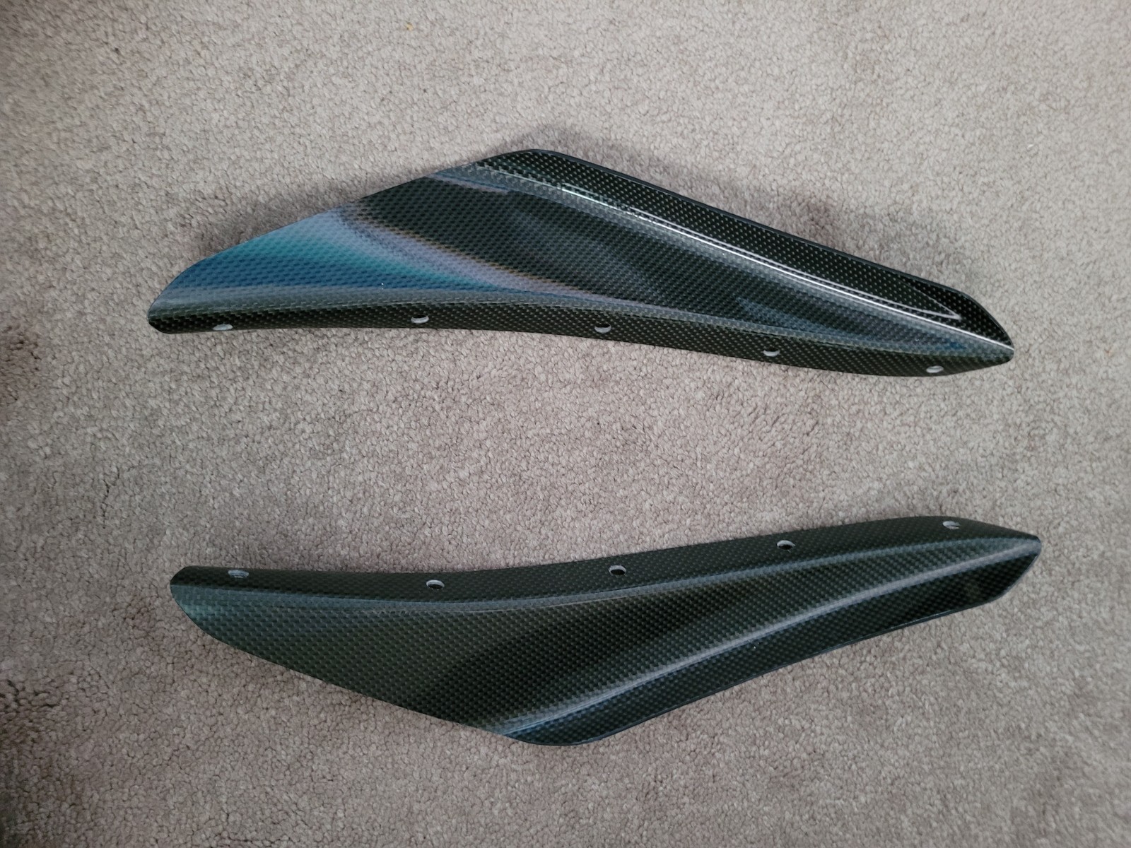 02-04 Type II Authentic C West Front  Bumper Canards CW-CDC501A-FCCF