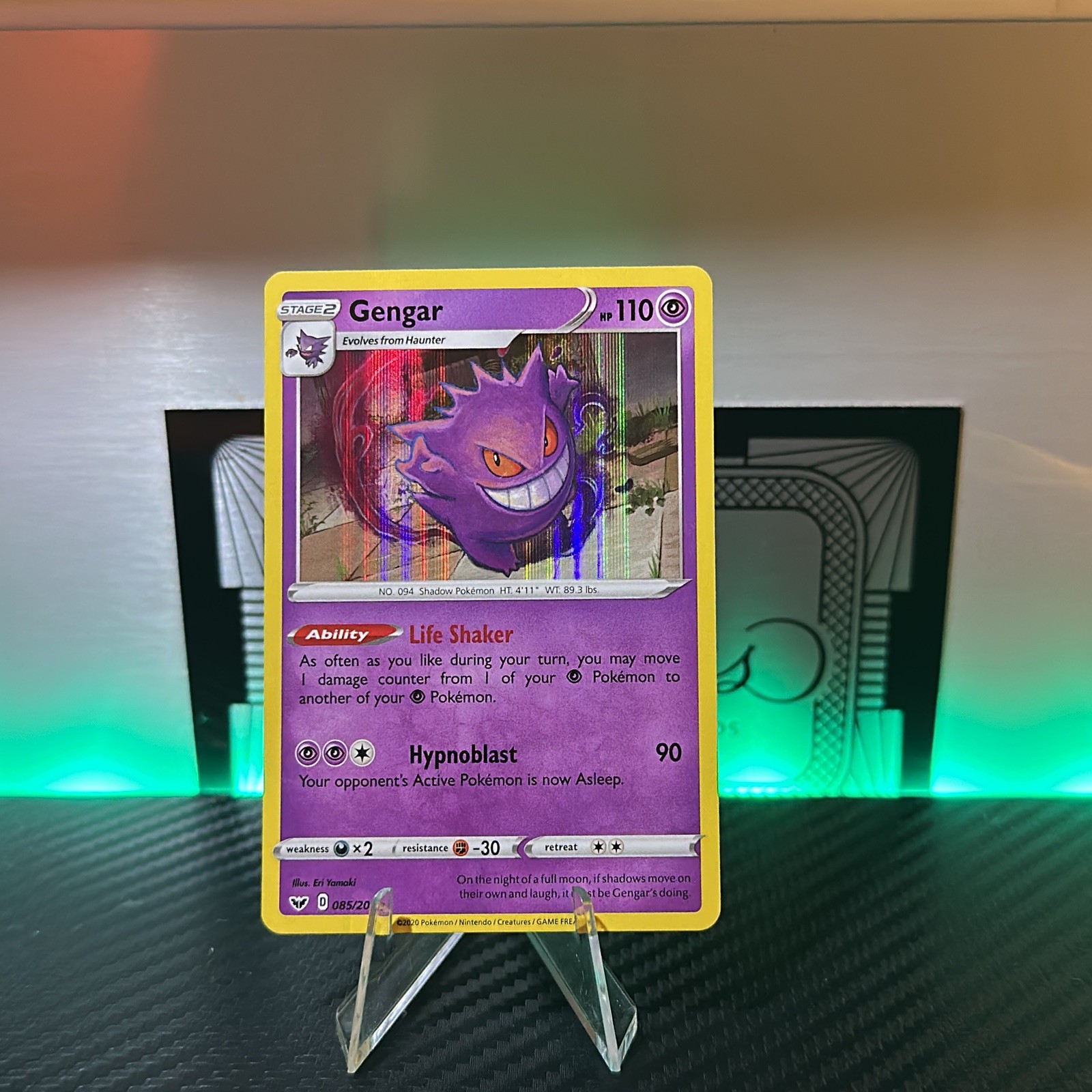 ▸ Gengar | SWSH01: Sword & Shield Base Set | Holo Rare | 085/202 | NM ▸ Gengar | SWSH01: Sword & Shield Base Set | Holo Rare | 085/202 | NM
