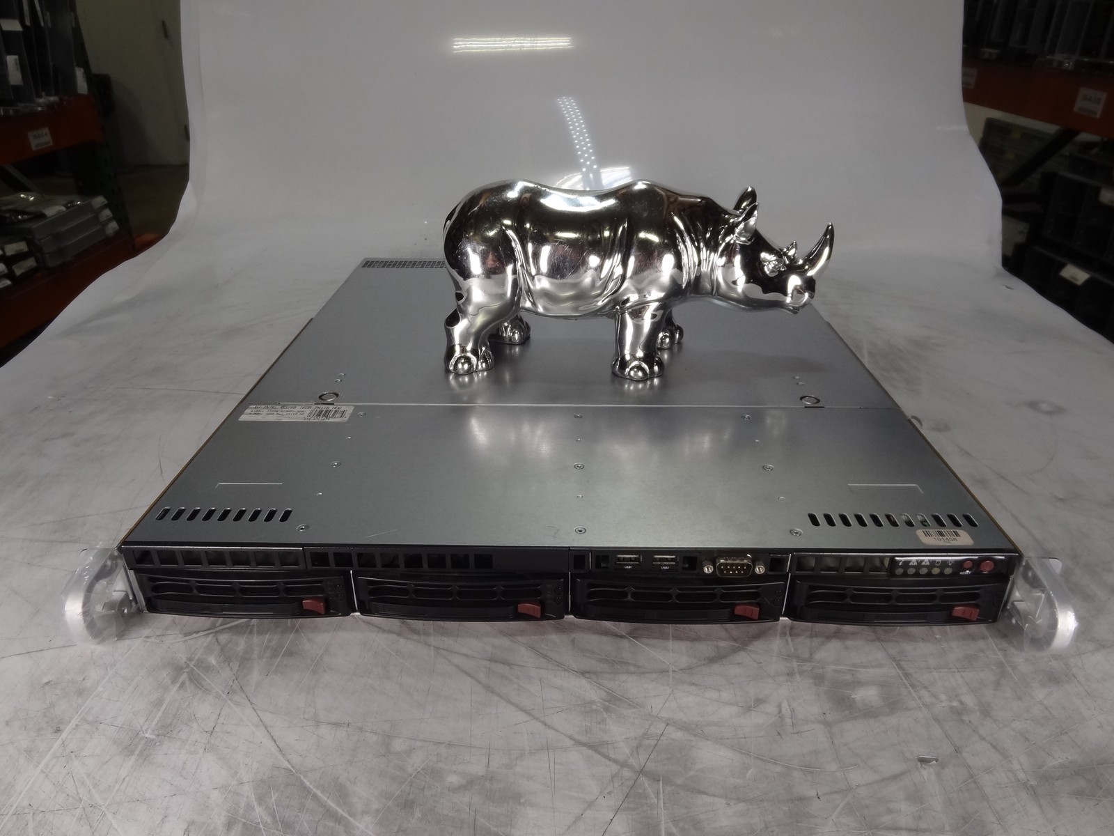 SuperMicro CSE-813M X10SLL 4 x 3.5in X10SLL Server w/ 4x TRAYS, DUAL PSU
