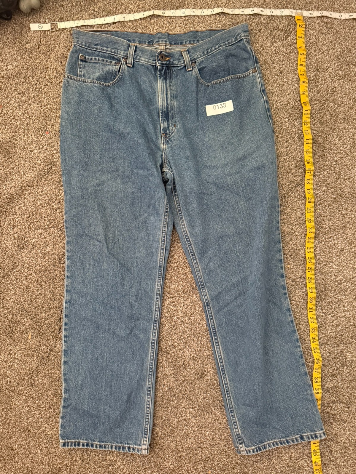 VTG L.L.Bean Men\'s 36x30 Blue Jeans 100% Cotton Classic Denim