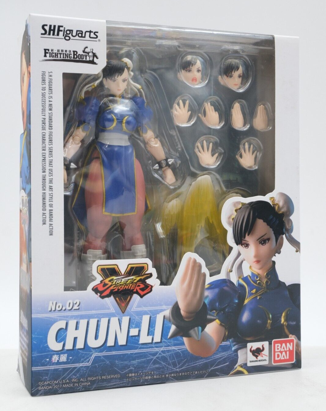 Bandai SH Figuarts Chun Li Street Fighter V Sealed Bandai SH Figuarts Chun Li Street Fighter V Sealed
