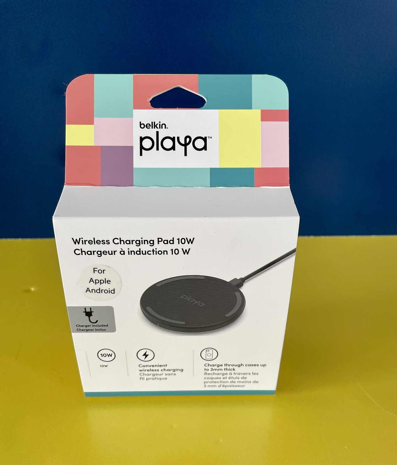 Belkin Playa Wireless Charging Pad 10W for Apple Android And More New In Box