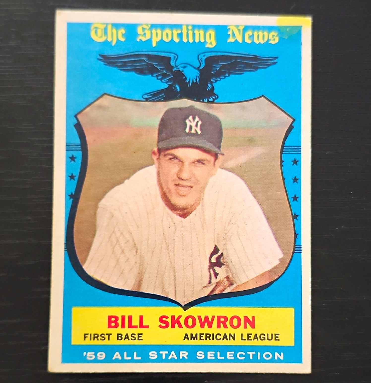 Bazooka 1959 \'59 All Star Selection #554 Bill Skowron New York Yankees Card