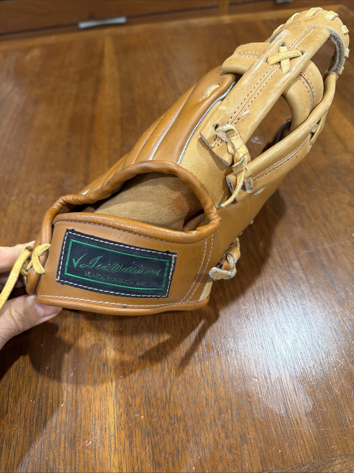 Vintage Sears Ted Williams 16158 Baseball Glove Right Handed Throwing, Mint