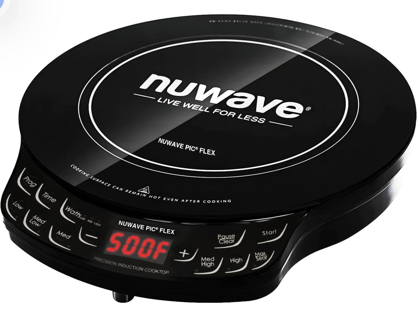 Nuwave Flex Precision Induction Cooktop,10.25” Shatter-Proof Ceramic Glass,Black Nuwave Flex Precision Induction Cooktop,10.25” Shatter-Proof Ceramic Glass,Black