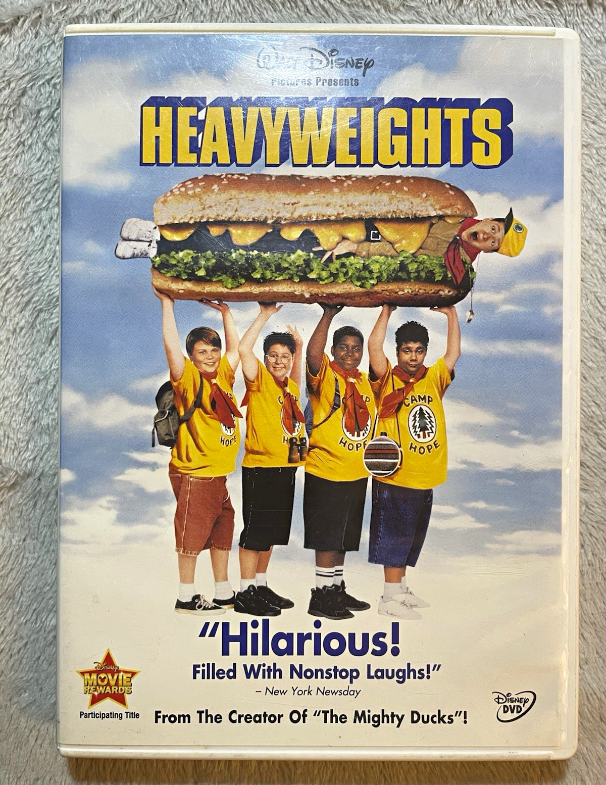 Walt Disney Pictures Heavyweights DVD PG Full Screen Ben Stiller 97 min Walt Disney Pictures Heavyweights DVD PG Full Screen Ben Stiller 97 min