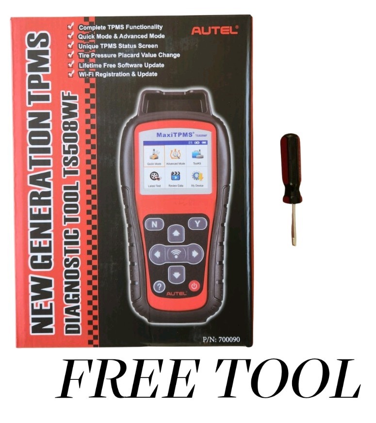 Autel TS508WF TPMS Tool & FREE valve core tool Autel TS508WF TPMS Tool & FREE valve core tool