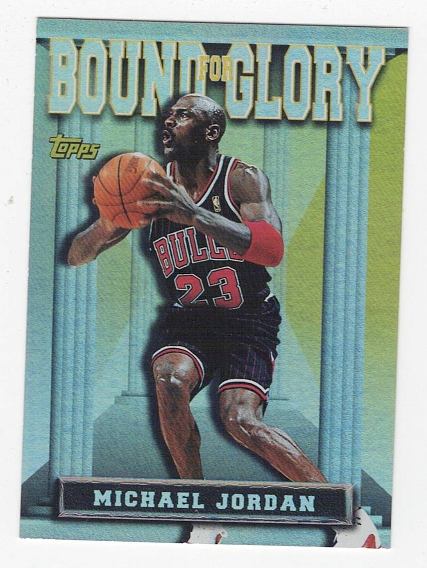 1997-98 Topps Michael Jordan Bound for Glory #BG10 Bulls 1997-98 Topps Michael Jordan Bound for Glory #BG10 Bulls