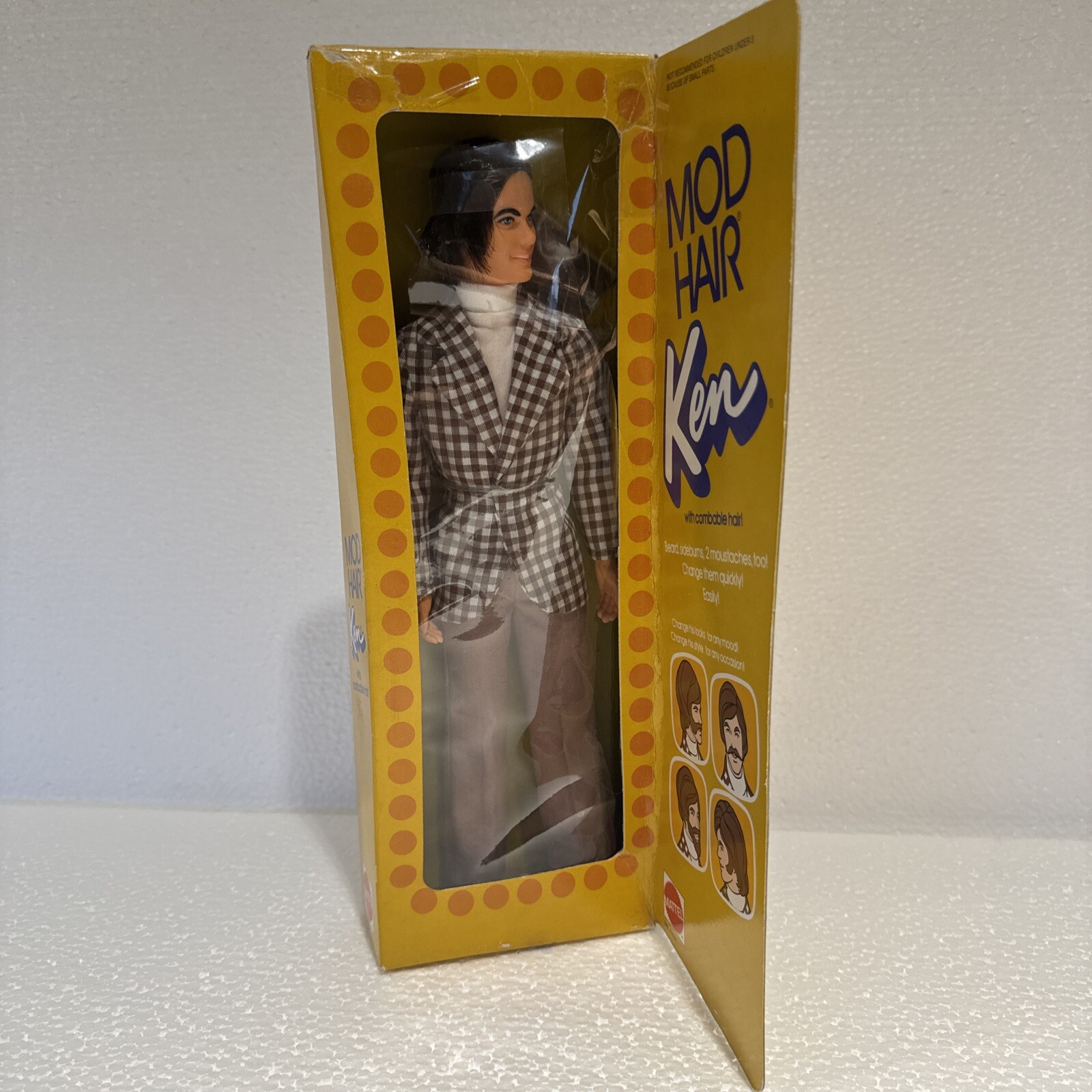 Vintage 1972 Mod Hair Ken Doll Mattel No. 4224 Never Opened, EXTREMELY RARE.