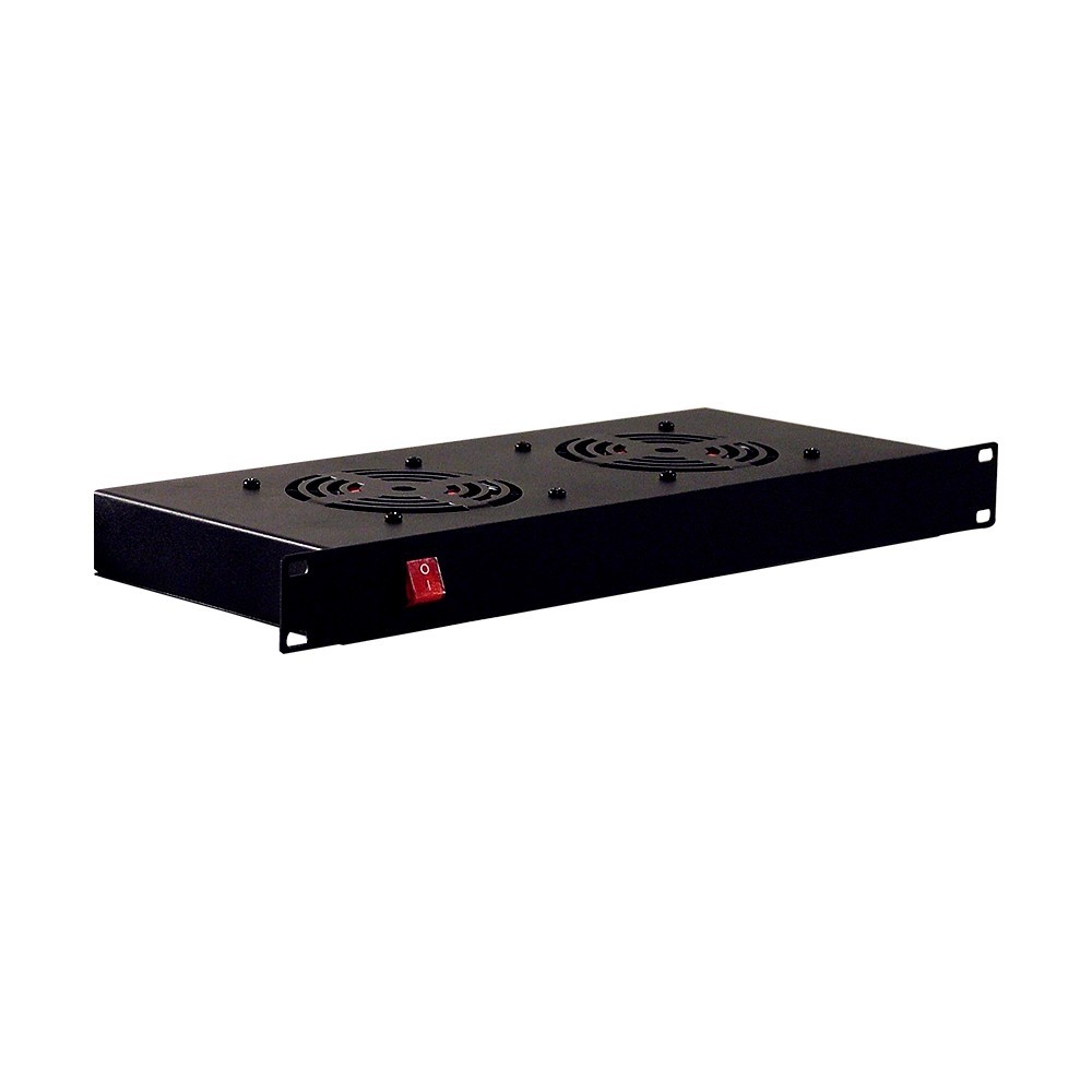 Royal Racks 1U Rack Mount Cooling Fan Dual Fans 66-77 CFM Black Royal Racks 1U Rack Mount Cooling Fan Dual Fans 66-77 CFM Black