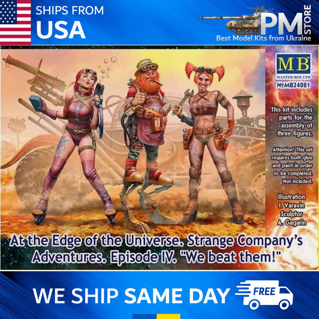 Master Box 24081 At the Edge of the Universe. Strange Company`s Adventures 1/24