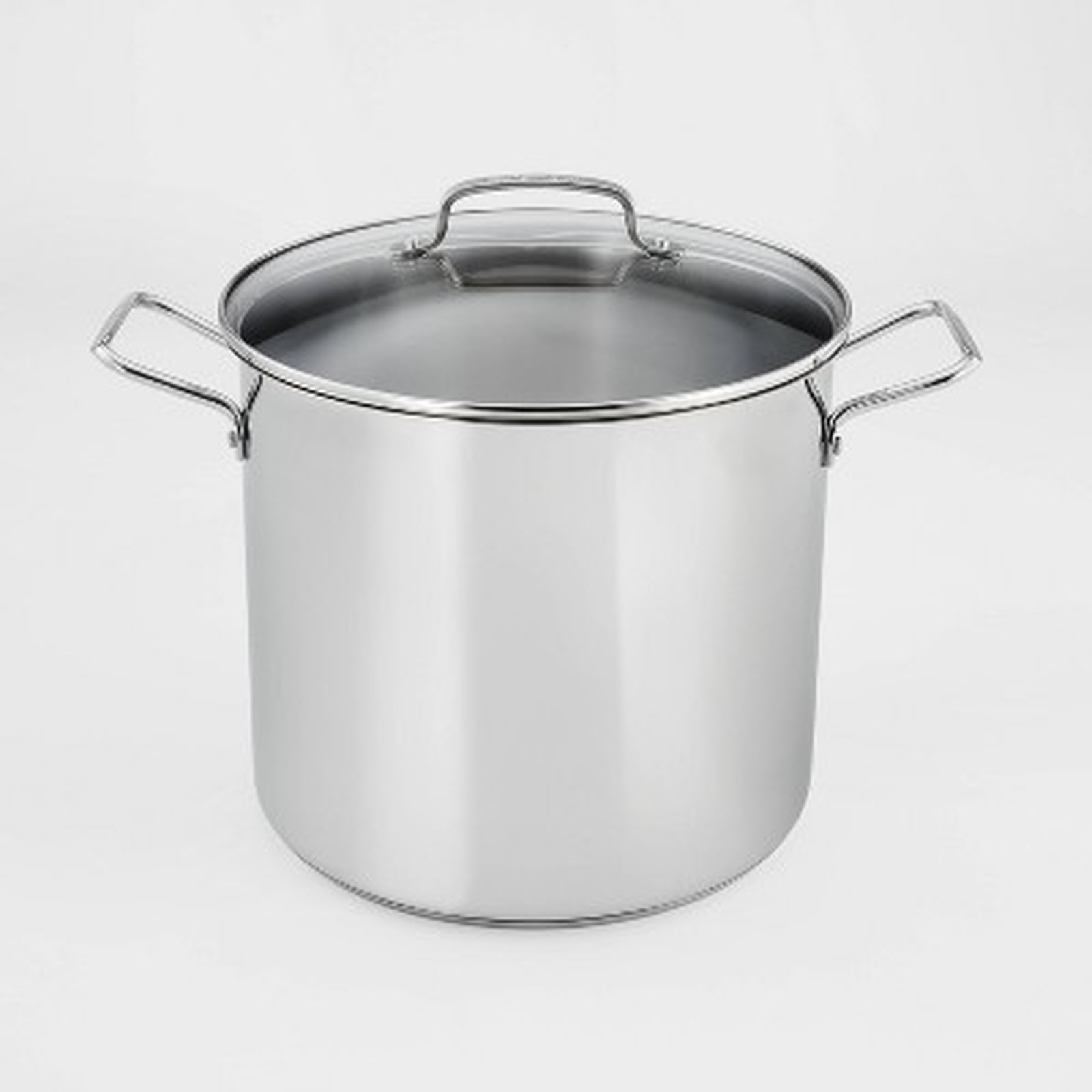 Cuisinart 16qt Stainless Steel Stock Pot with Cover - Silver