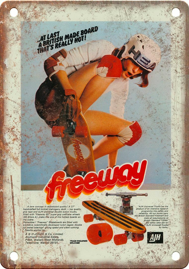 Vintage Freeway Skateboard Ad 12\