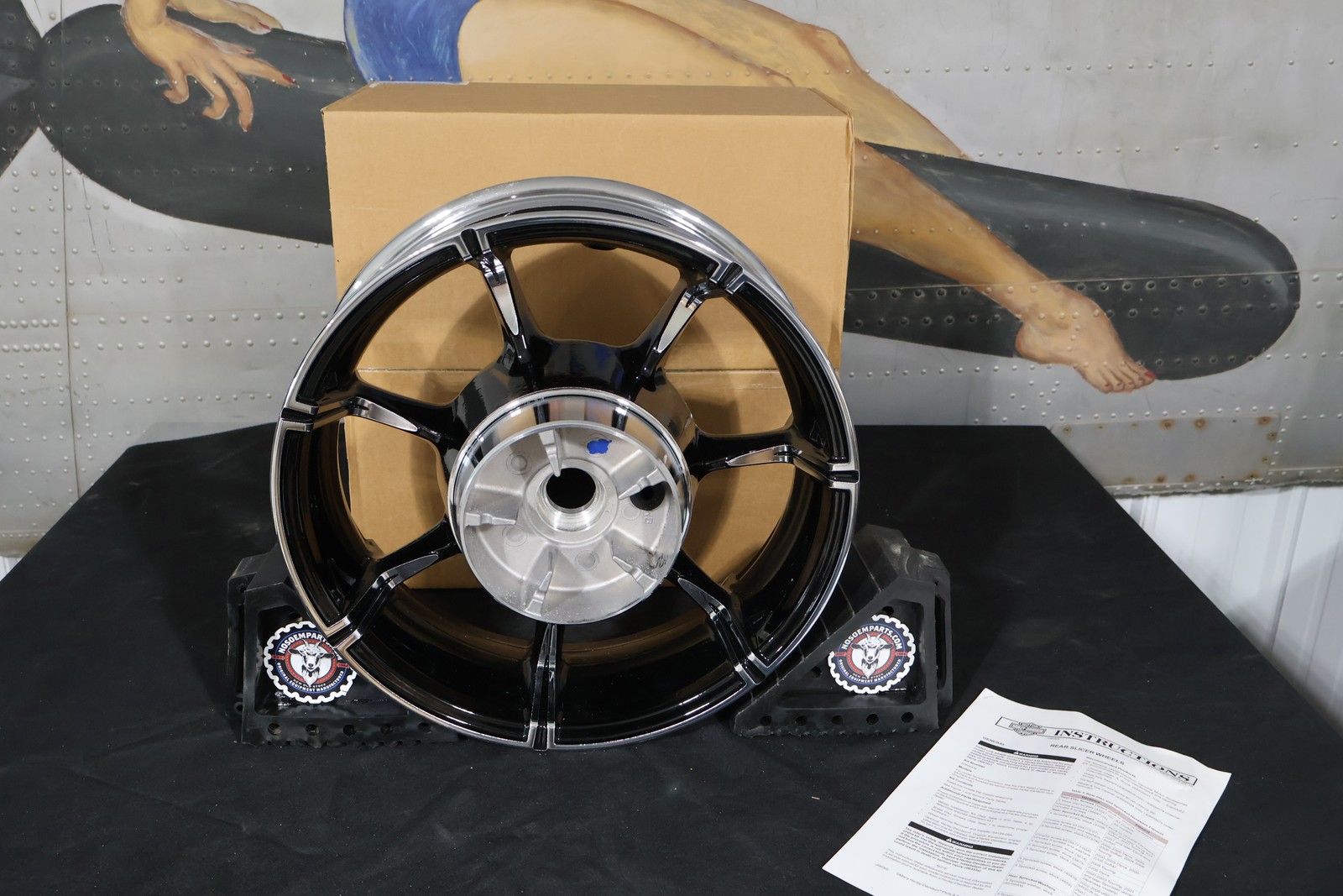 40900458 NEW OEM 2009-2025 HARLEY-DAVIDSON TOURING SLICER REAR WHEEL 7-SPOKE