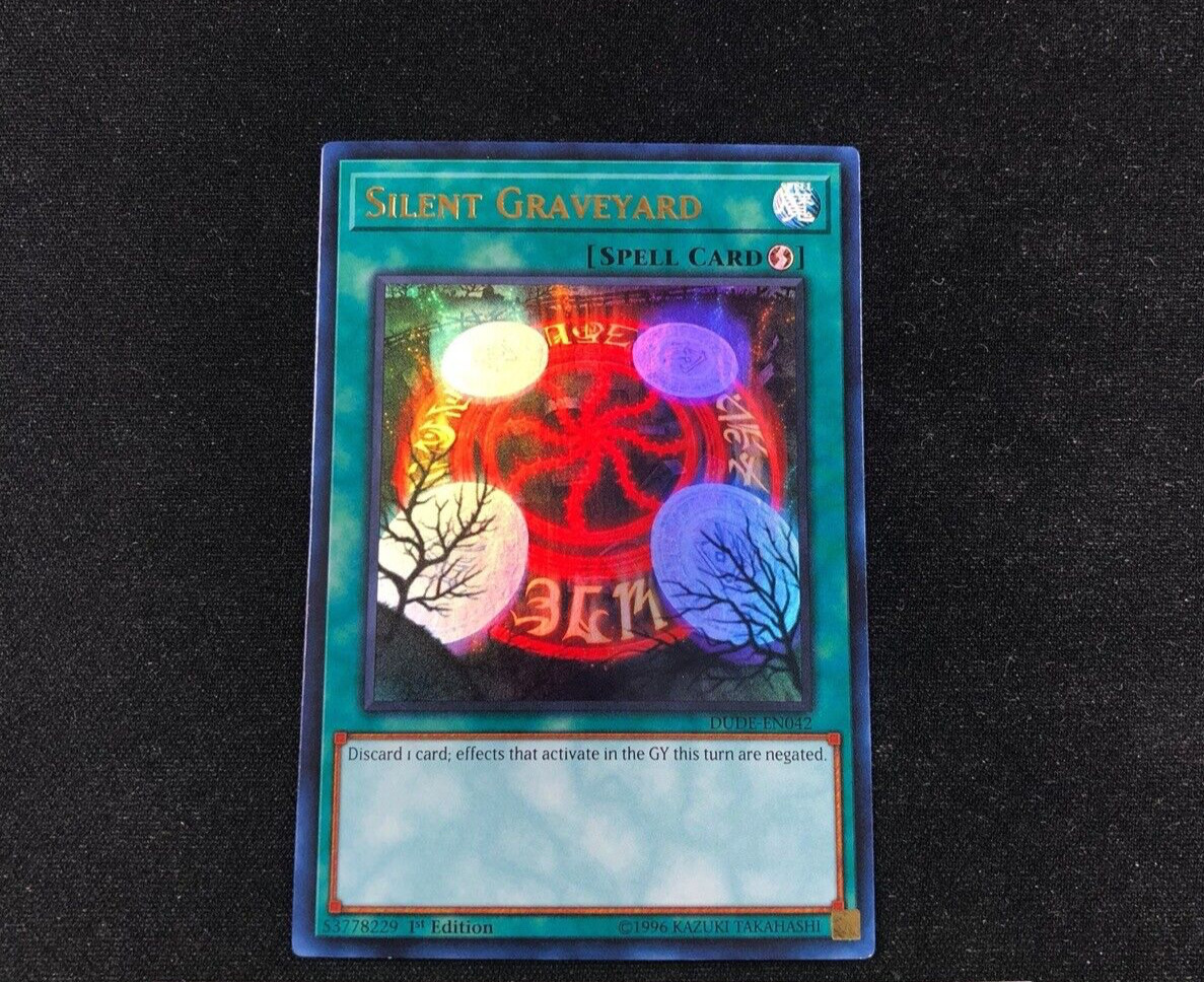 YUGIOH SILENT GRAVEYARD DUDE-EN042 1ST ULTRA RARE