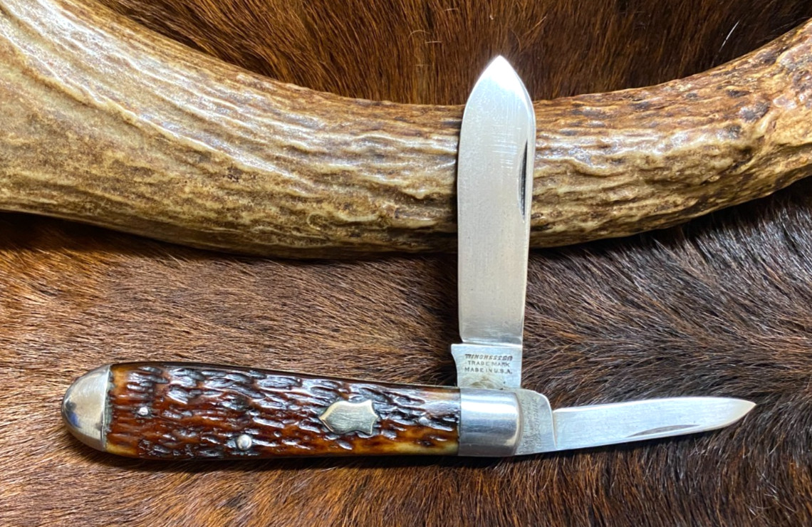 Winchester, Trademark, Made in USA., 2995 Swell End Jack Knife, 3 5/8\