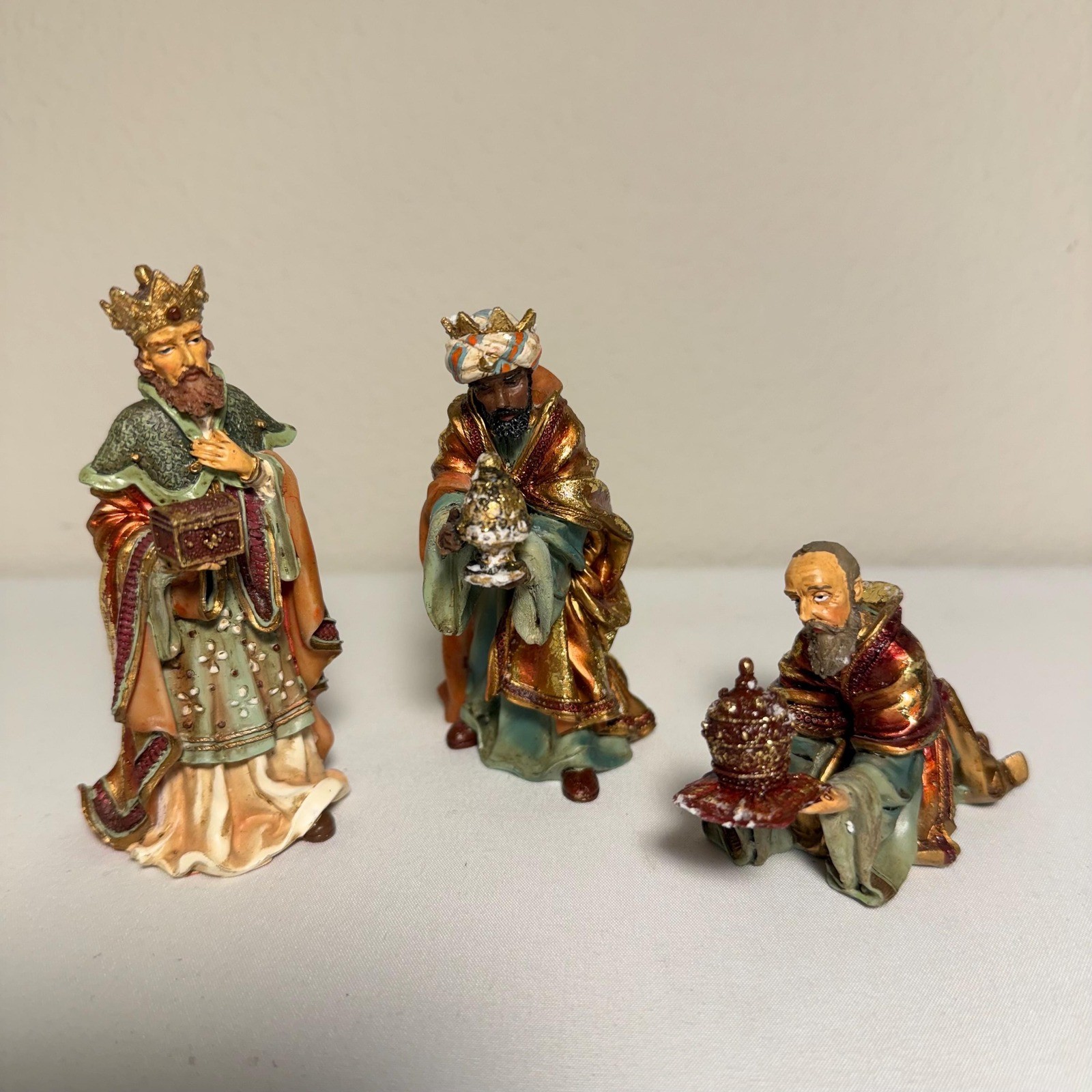 Nativity Set Three Wise Men Figurines Holy Night 2002 Department 56 Nativity Set Three Wise Men Figurines Holy Night 2002 Department 56
