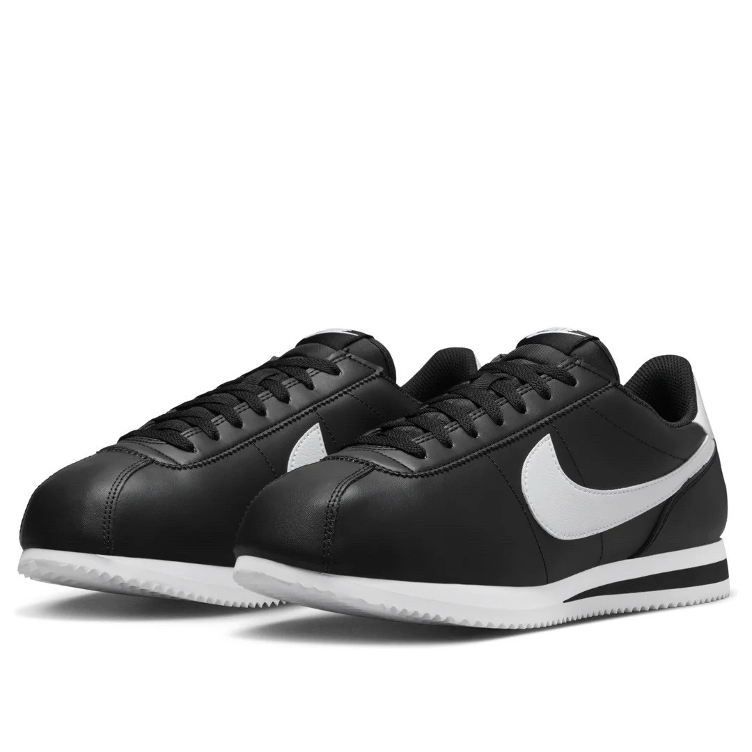 Nike Cortez Black White Classic Casual Leather Sneakers DM4044-001 Men's Sizes Nike Cortez Black White Classic Casual Leather Sneakers DM4044-001 Men's Sizes