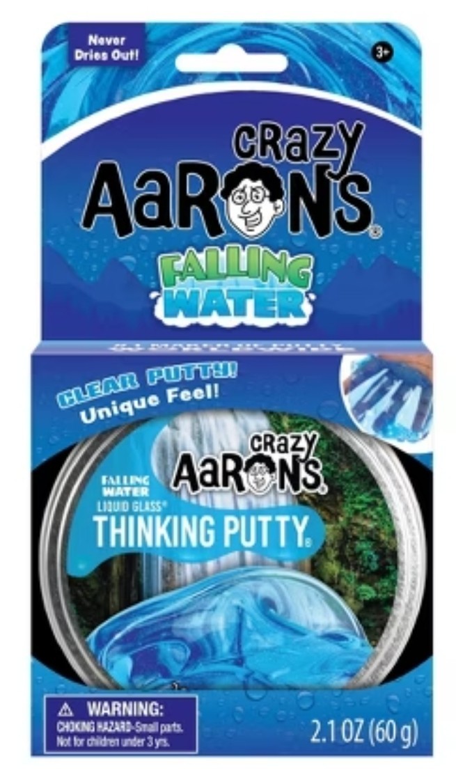 Aaron\'s Crazy Thinking Putty Falling Water Pattern RARE FIND Aaron\'s Crazy Thinking Putty Falling Water Pattern RARE FIND