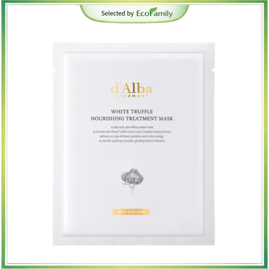 d\'Alba White Truffle Nourishing Treatment Mask 25ml Hydrating Sheet Mask Korean