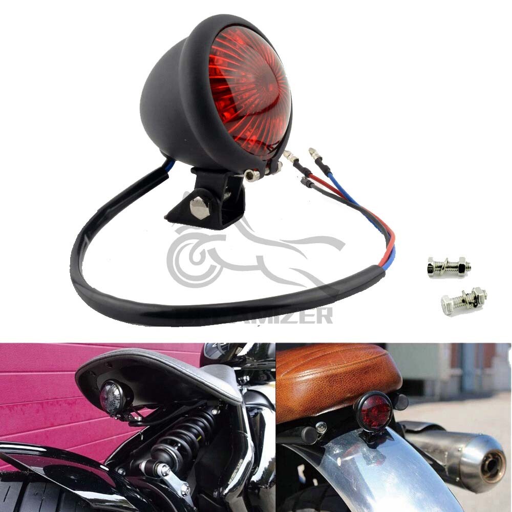 Motorcycle LED Rear Tail Light Brake Lights For Harley Cafe Racer Bobber Chopper Motorcycle LED Rear Tail Light Brake Lights For Harley Cafe Racer Bobber Chopper