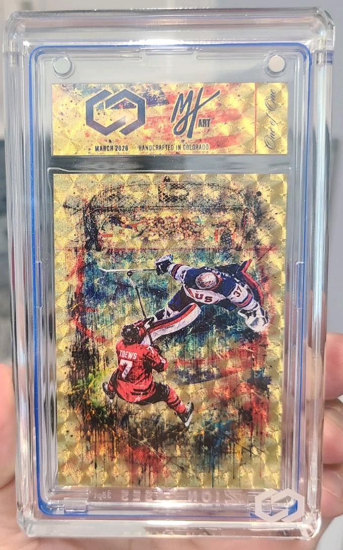 Collector Creative - USA Hockey Olympics 2026- Rare Gold Foil Variation 1 Of 1
